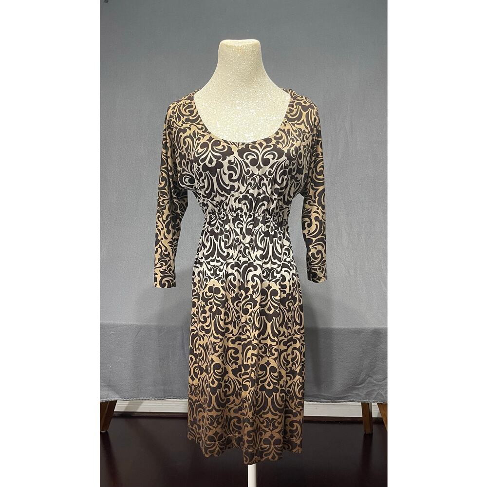 Soma knee length dress sz M chic elegant sophisticated timeless